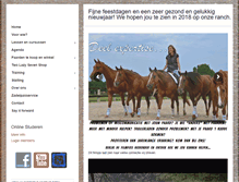 Tablet Screenshot of anders-paardrijden.be